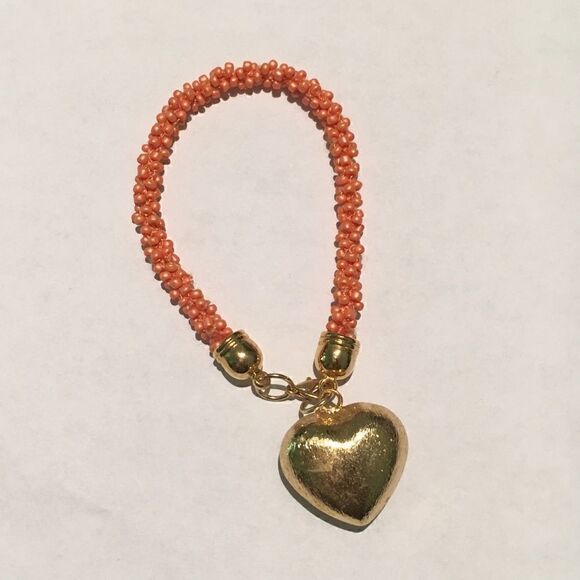 Colombian Handmade heart bracelet - Picture 1 of 4